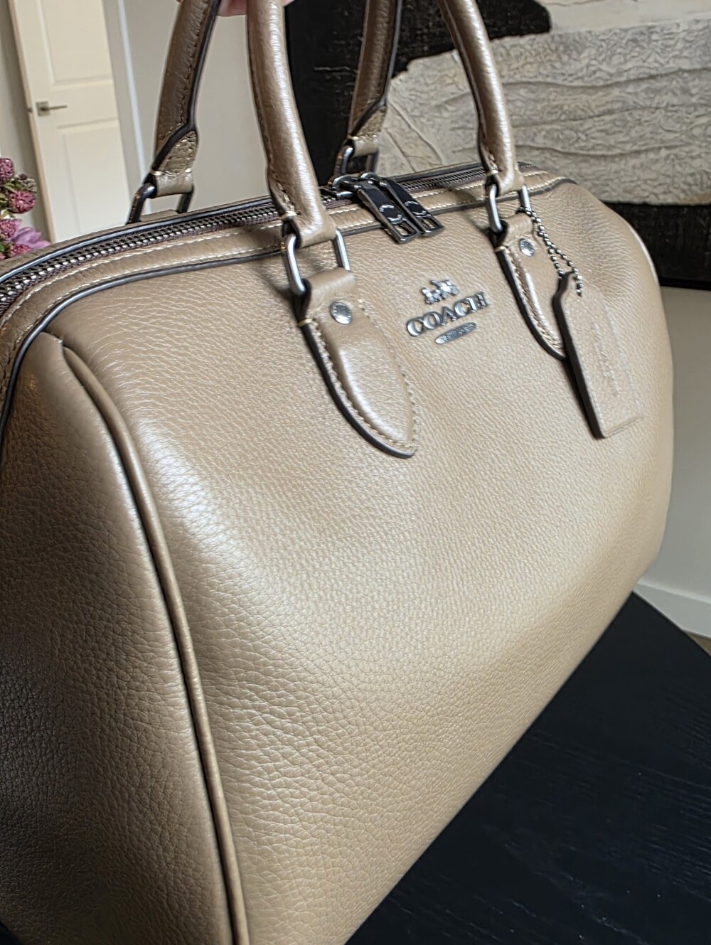 Coach Large Rowan In Stone - Picture 4 of 9